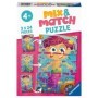 Puzzle Mix&Match Sirene Si Monstri, 3X24 Piese Ravensburger - 1